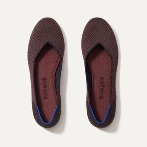 Rothy's The Flat - Bittersweet Micro Check Size 6.5